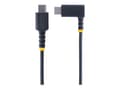 Miniatyrbilde 5 av 5: StarTech.com 1 fot (30 cm) USB C-ladekabel rettvinklet, 60W PD 3A, Heavy Duty Hurtiglading USB-C-kabel, USB 2.0 Type-C, slitesterk og robust aramidfi