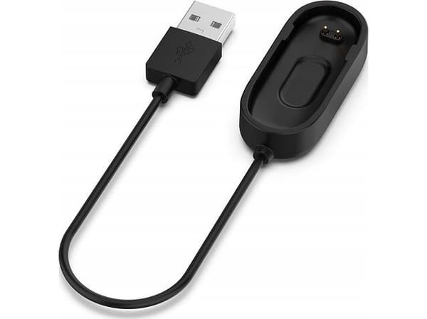 OEM USB-kabel USB-LADER MI BAND / SMART BAND M4 SVART / SVART, 20CM