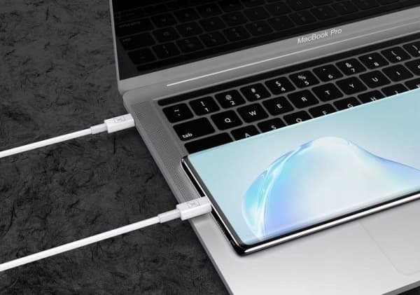 Kabel USB Maxximus CABLE MX SHOCK 20W PD C/C WHITE/BIAŁY