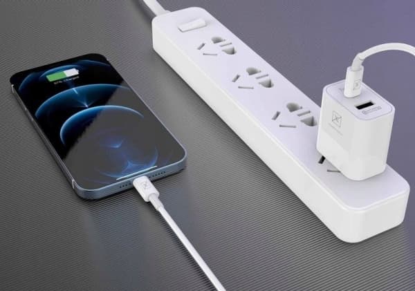 Kabel USB Maxximus CABLE MX SHOCK 20W PD C/C WHITE/BIAŁY