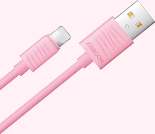 Kabel USB Joyroom USB-A - Lightning 1 m Różowy