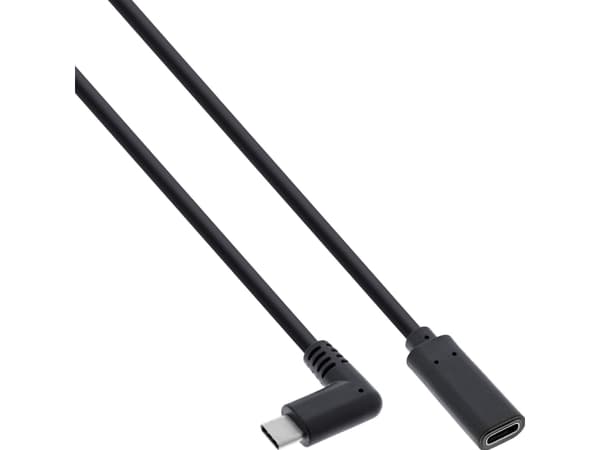 InLine 35782, 2 m, USB C, USB C, USB 3.2 Gen 2 (3.1 Gen 2), Svart