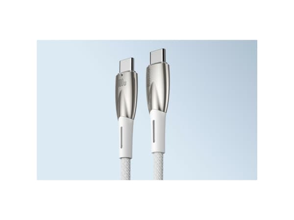 Baseus Glimmer, 2 m, USB C, USB C, 0,48 Gbit/s, Vit