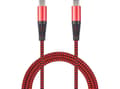 Miniatyrbilde 3 av 4: 2GO 797195, 1 m, USB C, USB C, USB 3.2 Gen 1 (3.1 Gen 1), Rød
