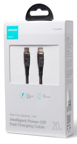 Joyroom Fast USB-C till Lightning kabel 20W 1.2m - Svart