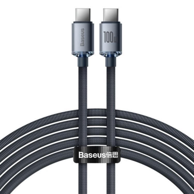 Baseus USB-C Till USB-C 100W 2m - Svart