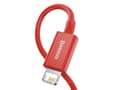 Miniatyrbild 3 av 5: Baseus CALYS-A09, 1 m, Lightning, USB A, Hanstik, Hanstik, Rød