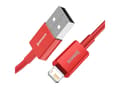 Miniatyrbild 2 av 5: Baseus CALYS-A09, 1 m, Lightning, USB A, Hanstik, Hanstik, Rød