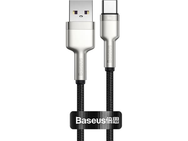Baseus Cafule, 0,25 m, USB A, USB C, USB 2.0, 0,48 Gbit/s, Svart