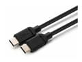 Miniatyrbild 2 av 5: MicroConnect - USB-kabel - 24 pin USB-C (hane) till 24 pin USB-C (hane) - 20 V - 3 A - 1.5 m - svart