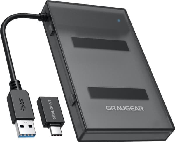 Graugear USB-A/C 3.1 Adapterkabel 2,5" SATA SSD/HDD