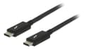 Miniatyrbild 1 av 2: DeLOCK Thunderbolt 3 kabel, 20Gbps, 2m, Cypress E-marker, svart