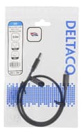 Miniatyrbilde 3 av 3: DELTACO USB 3.1 Gen1 braided USB-A - USB-C cable, 0.5m, 60W 3A,  black