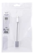 Miniatyrbillede 3 af 3: DELTACO USB-C 3.1 Gen 1 to USB-A OTG adapter, alu, white bag, silver