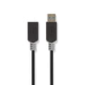 Miniatyrbild 2 av 5: Nedis USB-C™ Adapter | USB 3.2 Gen 1 | USB-C™ Hane | USB-A Hona | 5 Gbps | 0.15 m | Rund | Nickelplaterad | PVC | Antracit | Låda