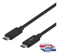 Miniatyrbild 2 av 5: DELTACO USBC 3.1 GEN2 10Gbps/3A/E-marker 1m