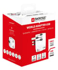 Miniatyrbillede 3 af 3: SKROSS PRO Light USB (AC), 3-pole travel adapter, 1x USB-A, 1x USB-C