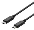 Miniatyrbild 1 av 3: DELTACO USB 2.0 kabel, Typ C - Typ C, 2m, svart