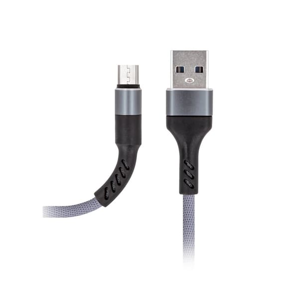 MXUC-01 microUSB-Kabel (2A) Fast Charge, Grå