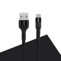 Miniatyrbillede 1 af 5: MXUC-01 USB-C-kabel (2A) til hurtig opladning, sort