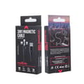 Miniatyrbilde 5 av 5: Maxlife MXUC-02 Magnetisk 3-i-1-ladekabel (lyn/USB-C/microUSB) hurtiglading (2A), svart