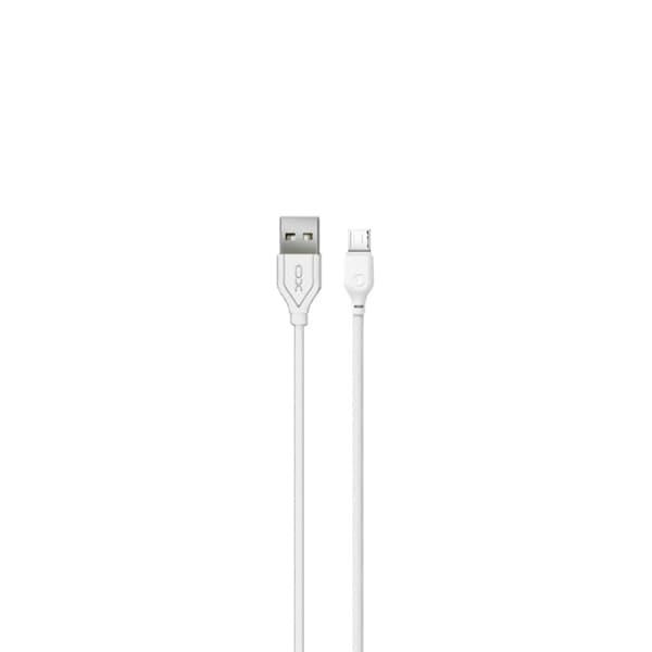 Xo NB103 USB - microUSB-kabel (2,1A) 1m, hvid
