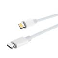 Miniatyrbilde 1 av 4: Maxlife MXUC-05 Power Direct USB-C til Lightning-kabel 2,0 m 20W, hvit