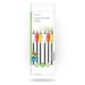 Miniatyrbild 4 av 4: Nedis Komposit videokabel | 3x RCA Hane | 3x RCA Hane | Nickelplaterad | 480p | 3.00 m | Rund | PVC | Svart | Kuvert