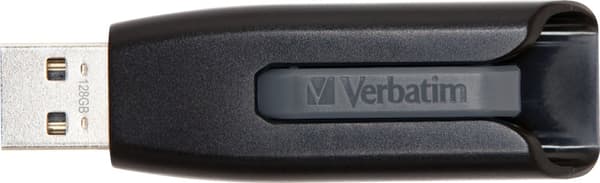 Verbatim SuperSpeed USB 3.0 Store'N'Go V3 128 GB, svart/grå (49189)
