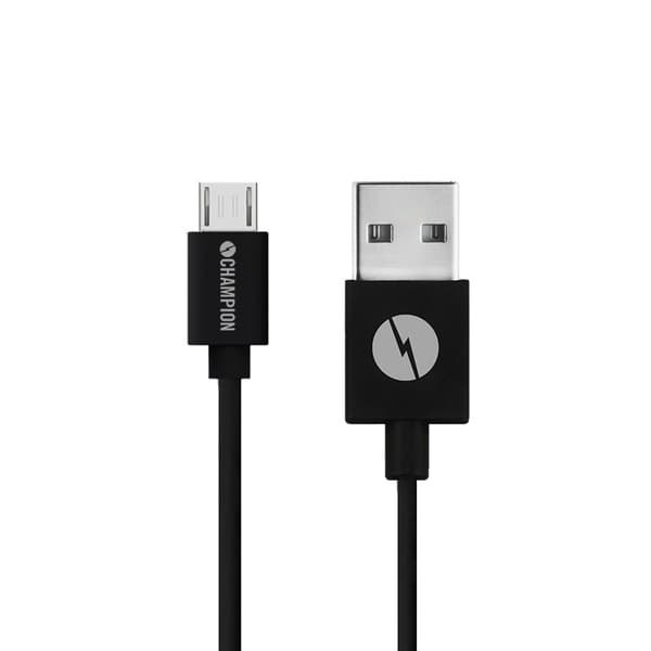 Champion USB-A til Micro-USB-kabel 1 m svart