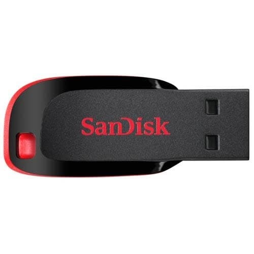 SanDisk Cruzer Blade, USB 2.0-minne (16GB) Svart, Röd