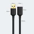 Miniatyrbild 2 av 5: Ugreen Adapter Extension USB-A Till USB-A Kabel - Svart