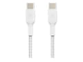 Miniatyrbilde 1 av 2: Belkin Boost Charge USB-C til USB-C-kabel, flettet 1 m