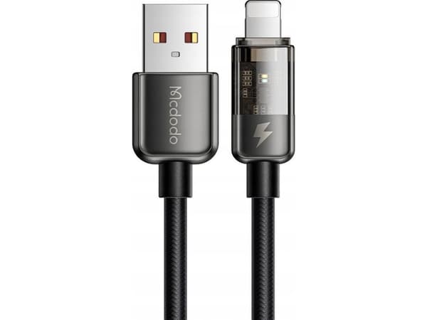Kabel USB Mcdodo USB-A - Lightning 1.2 m Czarny (CA-3140)