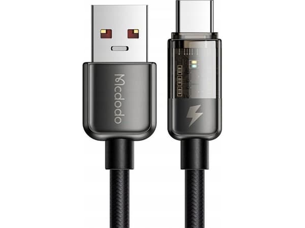 Mcdodo USB-A - USB-C 1,2 m USB-kaapeli musta (CA-3150)