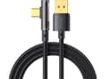 Pikkukuva 2 / 2: Prisma USB-USB-C kulmakaapeli Mcdodo CA-3380, 6A, 1.2m (musta)
