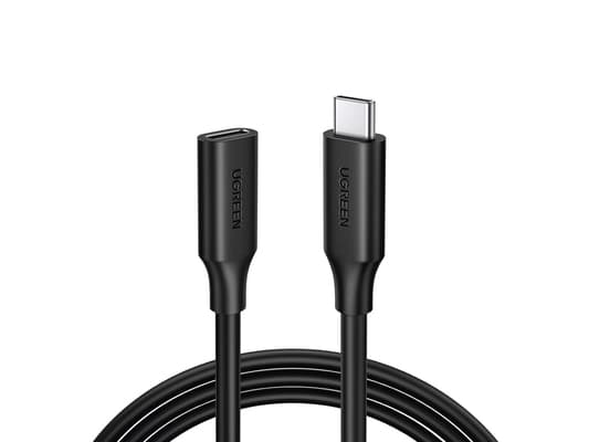 Forlengelseskabel USB-C 3.1 Gen2 UGREEN, 4K, 100W, 1m (svart)