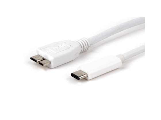 LMP 13868, 1 m, USB C, Micro-USB A, USB 3.2 Gen 1 (3.1 Gen 1), Man/Femal, Vit