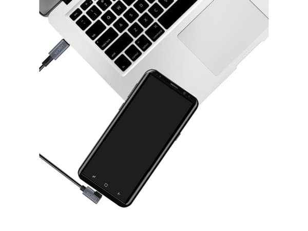 LogiLink CU0182, 1 m, USB C, USB C, USB 2.0, 0,48 Gbit/s, Svart, Silver