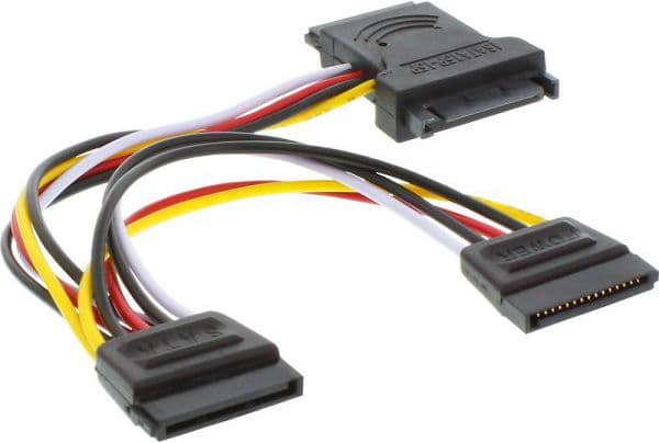 InLine SATA power adapter cable