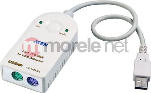 ATEN UC100KMA - Adapter för tangentbord/mus - USB (hane) till PS/2 (hona) - 30 cm