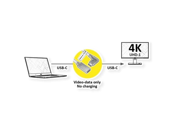 ROLINE 11.04.5496-10, 2 m, USB Type-C, USB Type-C, urosliitin, naarasliitin, kulmikas liitin