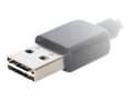 Miniatyrbild 1 av 5: Delock Easy - USB-kabel - USB (hane) vändbar till mikro-USB typ B (hane) vänster-/högervinklad, vändbar - USB 2.0 - 5 m - svart