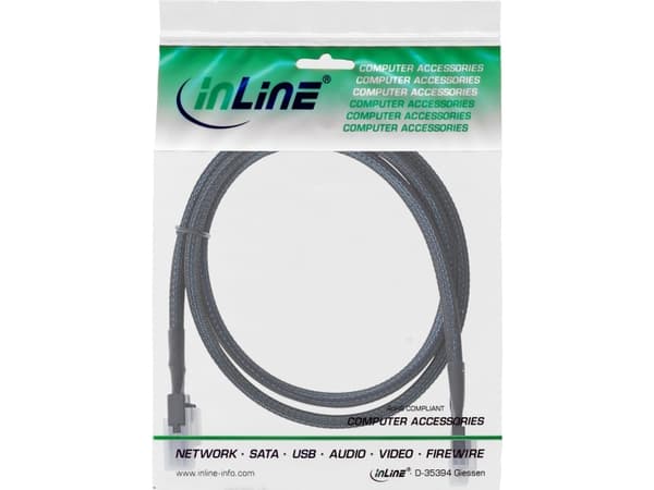 InLine 27645A, 0,5 m, SFF-8654 male, SFF-8087, Rak, Rak, 12 Gbit/s