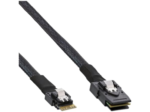 InLine 27645A, 0,5 m, SFF-8654 male, SFF-8087, Rak, Rak, 12 Gbit/s