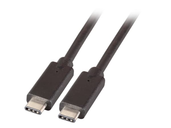 EFB Elektronik K5283-3ASW.1, 1 m, USB A, USB C, USB 3.2 Gen 1 (3.1 Gen 1), 5 Gbit/s, Svart