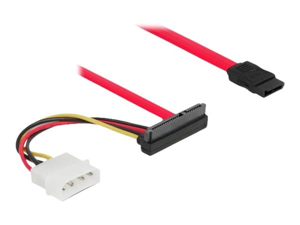 Delock - SATA HDD power cable - 4-pin intern strøm, SATA til SATA-kombo - 50 cm