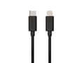 Miniatyrbilde 3 av 4: Veho VCL-004-MFI-C-20CM, 0,2 m, Lightning, USB C, Hankjønn, Hankjønn, Sort