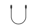 Miniatyrbilde 2 av 4: Veho VCL-004-MFI-C-20CM, 0,2 m, Lightning, USB C, Hankjønn, Hankjønn, Sort