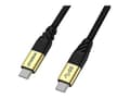 Miniatyrbild 1 av 5: OtterBox - USB-kabel - 24 pin USB-C (hane) till 24 pin USB-C (hane) - USB 3.2 - 5 A - 1.8 m - USB-strömleverans (5A, 100W)